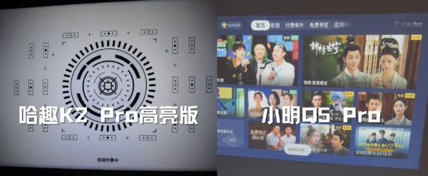 K2Pro 高亮版对比小明Q5 Pro！j9国际站登录千元投影仪的较量：哈趣(图5)