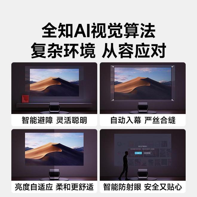 F7 Pro3600流明高亮度白天观影毫无压力j9九游会真人游戏第一618客厅投影仪选择当贝(图4)